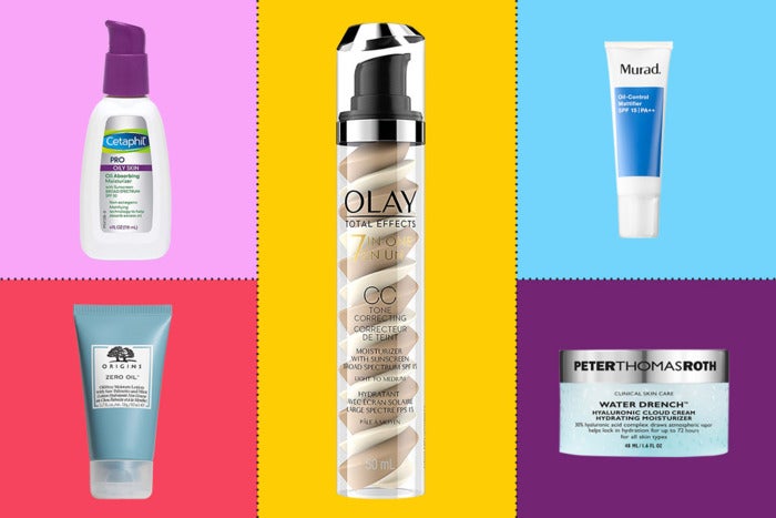 Composite of different moisturizers mentioned below.